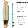 Surfboards, 7ft Soft Top Foam, Beginner Surfboard, Adults and Kids, Lightweight and Durable, All Levels of Surfers, Paddle Board