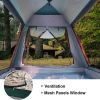 Automatic Camping Outdoor Pop-up Tent for Quick-Opening Tents 4 Person Canopy with Carrying Bag Easy to Set