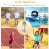 16.2Oz Leak-proof Kids Water Bottle with Straw Push Button Sport Water Bottle for Kids Crab Ship Jellyfish Rocket
